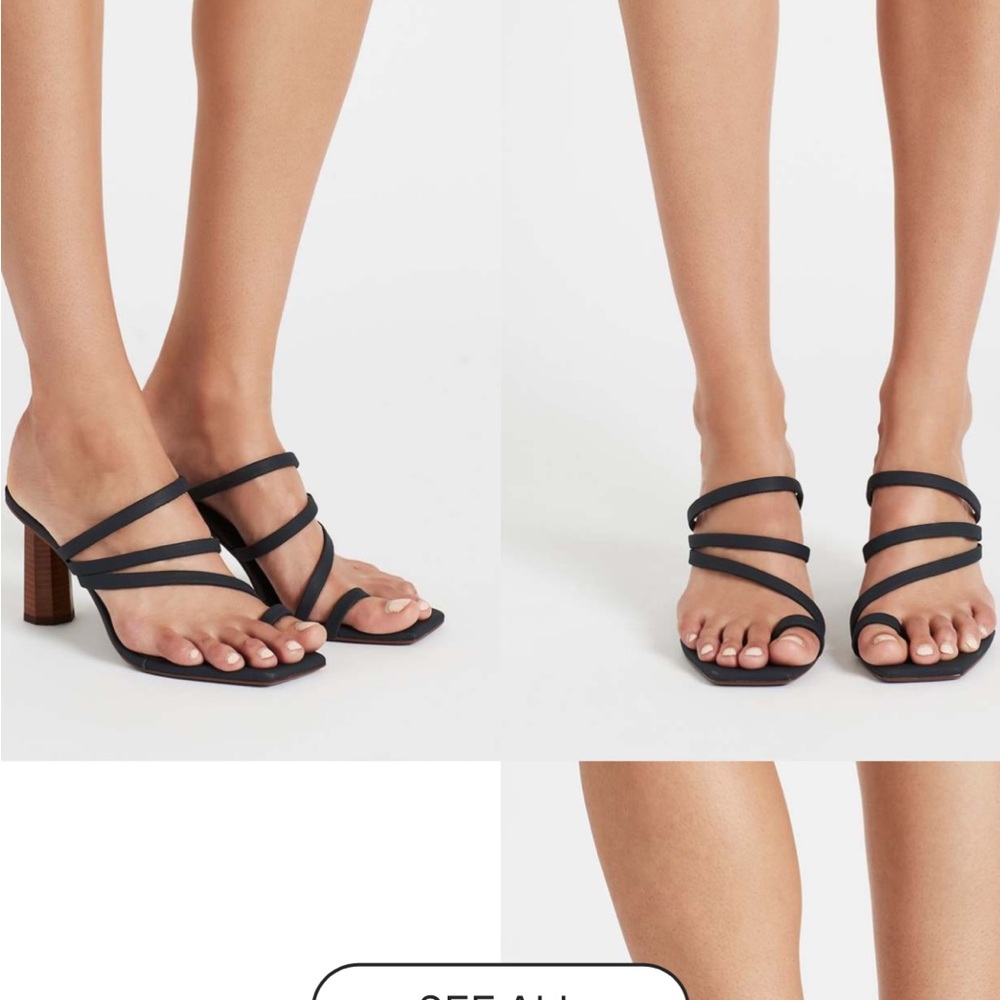 Elegant brown Strappy Heeled Sandals